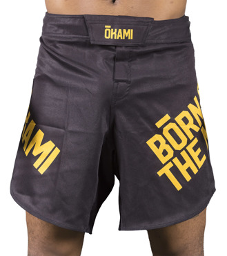 Okami motion Fightshorts -Black